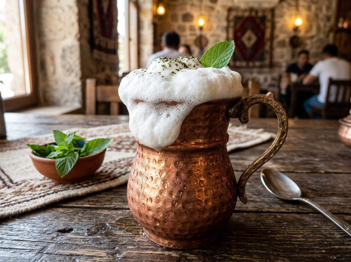 köy yayık ayranı